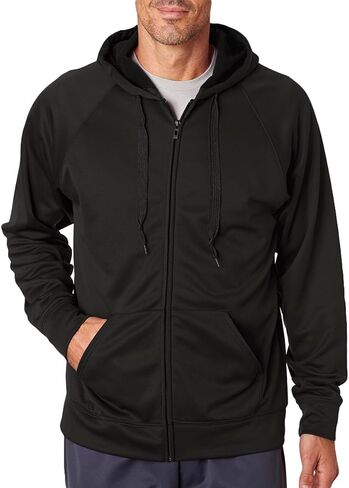 Jerzees mens 6 oz. Sport Tech Fleece Full-Zip Hood(PF93MR)-ROYAL-L in Saudi Arabia