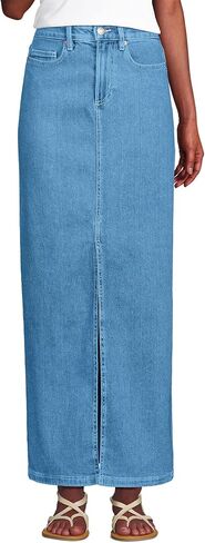 LANDS 'End Women's Soft Denim Maxi Skirt in Saudi Arabia