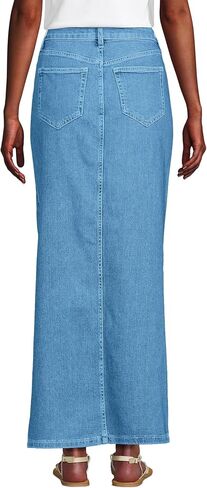 LANDS 'End Women's Soft Denim Maxi Skirt in Saudi Arabia