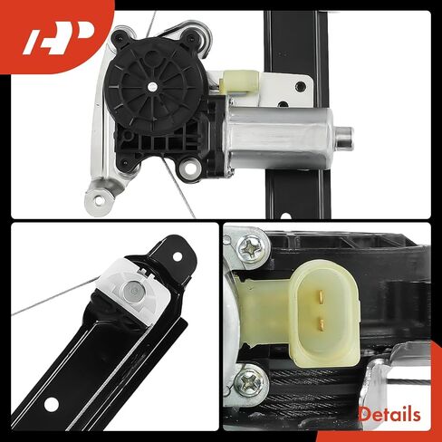 A-Premium Electric Power Window Regulator with Motor Compatible with Volvo S60 2001-2009 Sedan, XC70 2003-2007 Wagon, S80 1999-2006 Sedan, V70 2001-2007 Wagon, Rear Right Passenger Side in Saudi Arabia