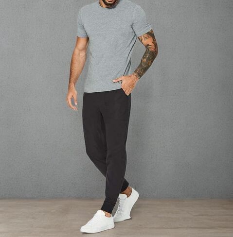 Lululemon Men's ABC Jogger (الولايات المتحدة ، ألفا ، كبيرة ، منتظمة ، منتظمة ، أسود) in Saudi Arabia