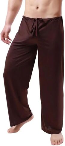 Men Pants Solid Color Elastic Fitness Training Joggers Loose Beach Casual Sport Pants in Saudi Arabia