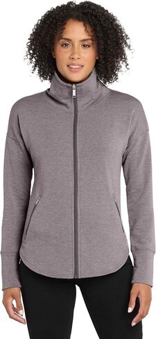 Ogio Women's Luuma Full zip Fleece | سترة مريحة لفصل الربيع والخريف ، وسحاب خفيف الوزن للارتداء والتمارين غير الرسمية in Kuwait