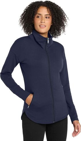 Ogio Women's Luuma Full zip Fleece | سترة مريحة لفصل الربيع والخريف ، وسحاب خفيف الوزن للارتداء والتمارين غير الرسمية in Kuwait