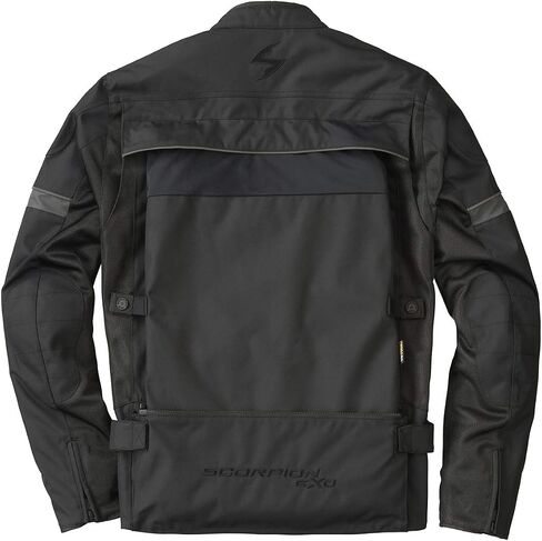 ScorpionEXO Cargo Air Men's Lightweight Mesh Motorcycle Riding Jacket Abrasion Resistant with CE-Rated Armor and Cargo Bag (Black - Large) in Saudi Arabia
