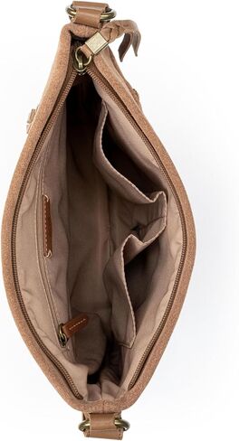 The Sak Melrose Crossbody Purse - Premium Leather Women's Handbag for Everyday & Travel - Cross Body Bag With Zipper Closure in Saudi Arabia