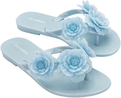 mini melissa Harmonic Collection Girls Flip Flops - Kids Slip On Sandals, Jelly Shoes in Saudi Arabia