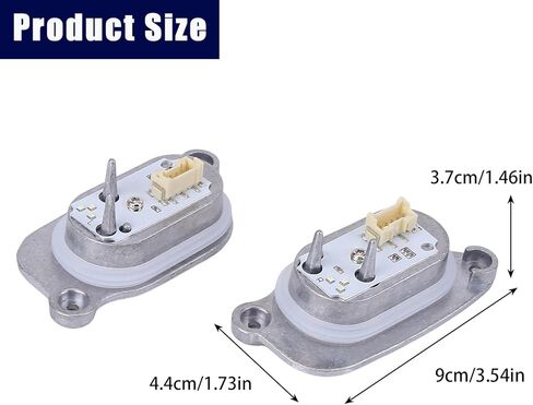 2PCS DRL نهار تشغيل وحدة الضوء وحدة 8V0998473+8V09998474 ، وحدة DRL MEDLOUS اليمنى من اليمين واليمين متوافقة مع A3 S3 8V 2017-2021 استبدال 90070222 ، 9010361777 in Kuwait