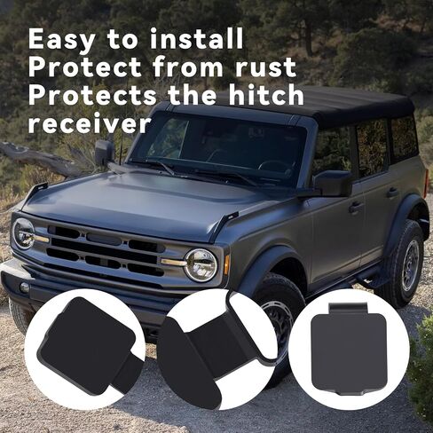M-1840-FP 2" Trailer Hitch Receiver Plug Cover Compatible with 2003-2024 Ford receivers,Most Models of 2" Hitch receivers -1PCS in Saudi Arabia