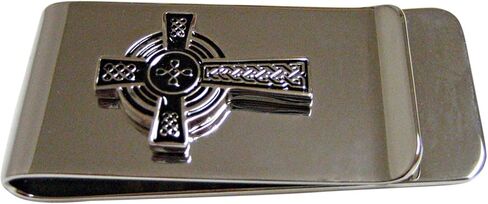 Kiola Designs Large Textured Cross Money Clip in Kuwait