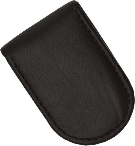 Fine Genuine Leather Magnetic Money Clip (Brown) in Saudi Arabia