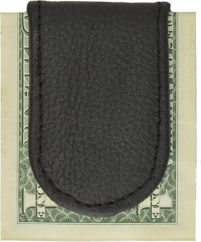 Fine Genuine Leather Magnetic Money Clip (Brown) in Saudi Arabia