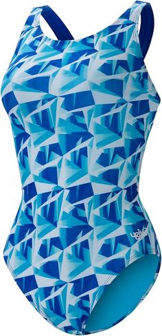 Dolfin Uglies Womens Print One Piece Swimsuit - Athletic HP Back Practice Suit for Training Sports and Fitness in Kuwait