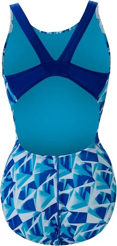 Dolfin Uglies Womens Print One Piece Swimsuit - Athletic HP Back Practice Suit for Training Sports and Fitness in Kuwait