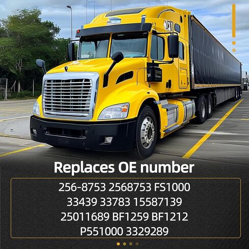 3 حزمة FS1000 مرشح فاصل فاصل مياه الوقود ملائمة لـ Cummins ISM11 C16 C16 C13 ISL9 N14 M11 محرك ديزل ، مناسب لـ FleetGuard FS1000 FITS لـ Kenworth Fits for Peterbilt ، OE# BF1259 BF1212 P5512 in Saudi Arabia