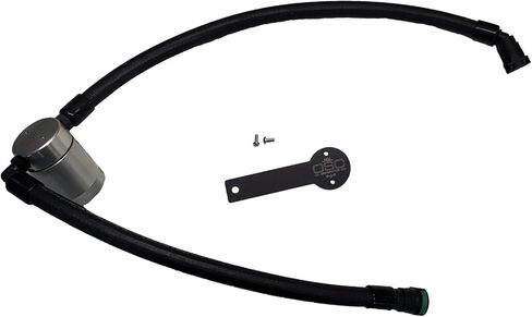 J&L Oil Separator Co. 3.0 Oil Separator 3093P Compatible with 2019-2023 Chevy Silverado/GMC Sierra 1500 2.7L (Black) in Saudi Arabia