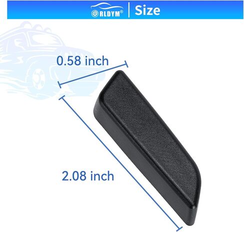 Rldym Seat Adjustment Button Front Passenger Side Seats Cushion Forward Button Switch Cover 1098842-01-E for Tesla Model 3 Model Y 2021-2023 in Saudi Arabia