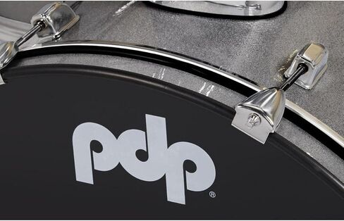 PDP By DW Center Stage Complete Drumkit, 5 Drum Set, Royal Blue Sparkle, 7x10, 8x12, 12x14 Floor, 14x20 Kick, 5x14 Snare (PDCE2015KTRB) in Saudi Arabia