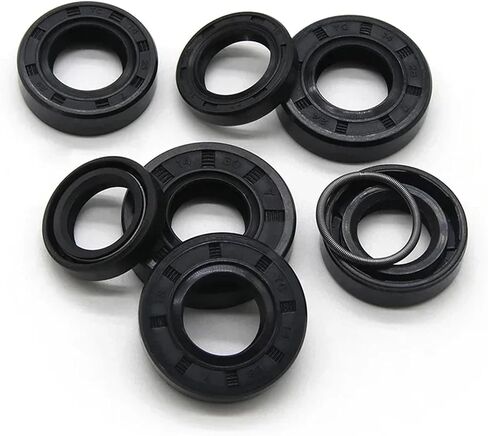 5pcs ID 14mm OIL SEAL TC-14 * 22/24/25/26/27/28/30/35 * 5/6/7/8/10 مم ختم مطاطية شفة مزدوجة رمح (14 × 28 × 5 مم) in Saudi Arabia