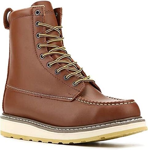 HANDPOINT Men's Stylish Classic 6"-8" SureTrack Soft Toe EH Full Grain Leather Slip Resistant Durable Breathable Work Boot 84994-86994 in Kuwait