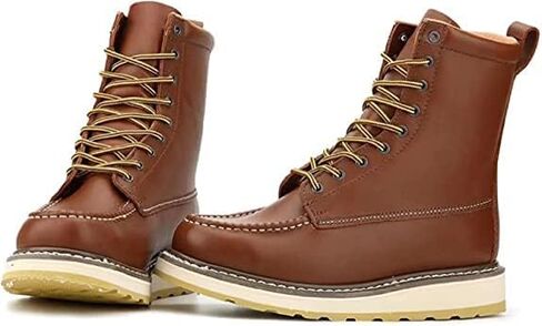 HANDPOINT Men's Stylish Classic 6"-8" SureTrack Soft Toe EH Full Grain Leather Slip Resistant Durable Breathable Work Boot 84994-86994 in Kuwait