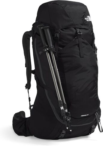 حقيبة ظهر THE NORTH FACE Terra 65 L، حقيبة ظهر، لون زيتوني الغابة/لون رمادي داكن جديد، NPF، صغير/متوسط in Kuwait