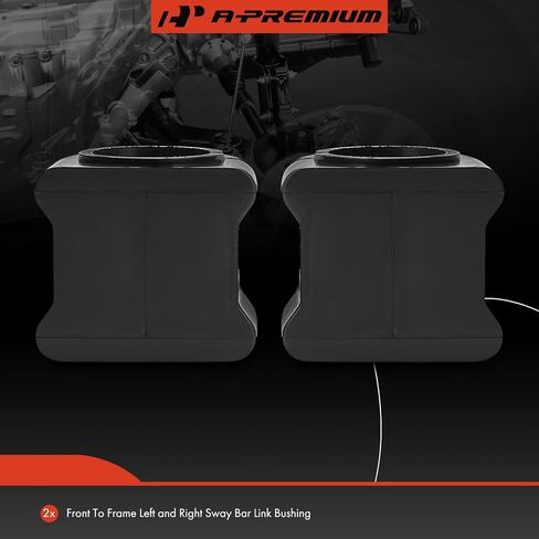 A-Premium 2 x Front To Frame Sway Bar Bushing Kit, Compatible with Ram 1500 2011-2018, 2500 2011-2012 & Dodge Ram 1500 1994-2001 2004-2010, Ram 2500 1994-2010, Ram 3500 1994-2009, Dakota 2005 in Saudi Arabia