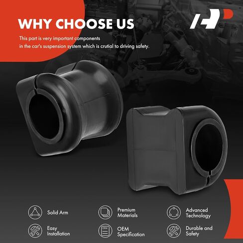 A-Premium 2 x Front To Frame Sway Bar Bushing Kit, Compatible with Ram 1500 2011-2018, 2500 2011-2012 & Dodge Ram 1500 1994-2001 2004-2010, Ram 2500 1994-2010, Ram 3500 1994-2009, Dakota 2005 in Saudi Arabia