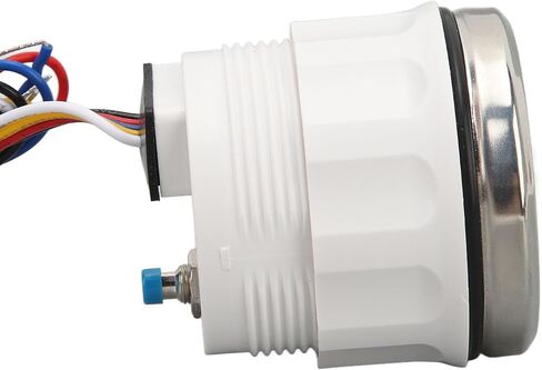 مقياس ضغط زيت سرعة درجة حرارة الماء ، 3 في 1 متر شاشة رقمية DC 9-32V لسفينة قارب الصيد اليخت RV ، ABS ، الفولاذ المقاوم للصدأ ، متر دائري 52 مم (ميدرق فضي للطلات السوداء) in Kuwait