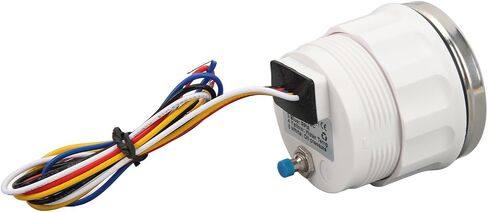 مقياس ضغط زيت سرعة درجة حرارة الماء ، 3 في 1 متر شاشة رقمية DC 9-32V لسفينة قارب الصيد اليخت RV ، ABS ، الفولاذ المقاوم للصدأ ، متر دائري 52 مم (ميدرق فضي للطلات السوداء) in Kuwait