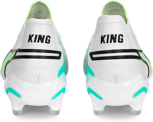 حذاء PUMA للسيدات King Ultimate Firm Ground/Ag لكرة القدم، أرضية ثابتة، العشب - أبيض - مقاس 7 M in Saudi Arabia