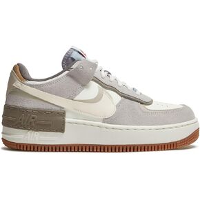 Nike Air Force 1 Shadow Women's Shoes (FQ8885-100, White/Fireberry/Light Lemon) Size 12 in Kuwait