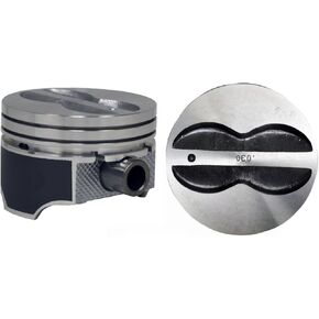 Set of 8 Flat Top Hypereutectic Pistons for 67-90 GM/Chevrolet 5.7L/350 SBC | .030 (.75mm Oversized) | 4.030in. Bore Diameter in Kuwait