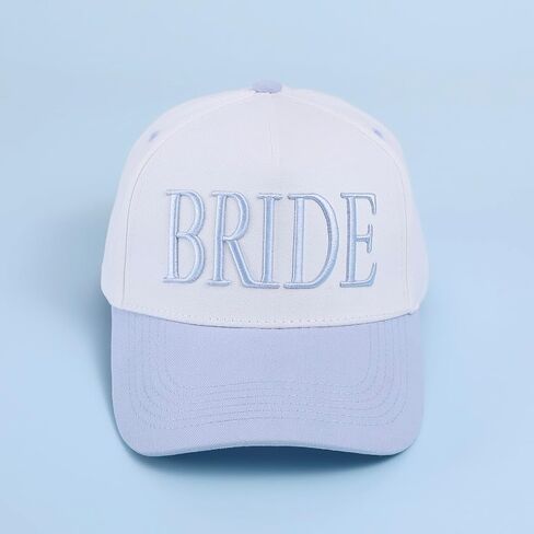 Blue Bride Trucker Hat Baseball Cap Accessories Bachelorette Party Gift Bridal Adech Bach Decorations in Saudi Arabia