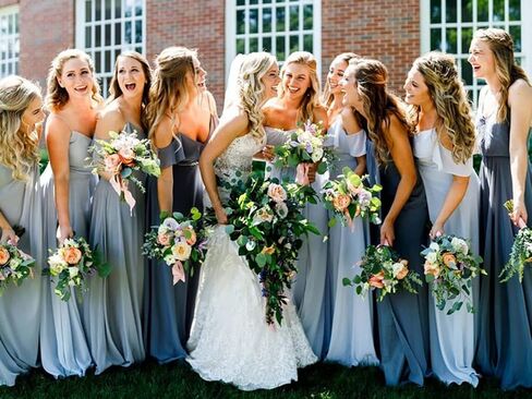 Blue Bride Trucker Hat Baseball Cap Accessories Bachelorette Party Gift Bridal Adech Bach Decorations in Saudi Arabia