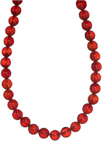 LTC Designs 8mm or 10mm Red Agate (Carnelian) Endless Necklace, 30" in Saudi Arabia