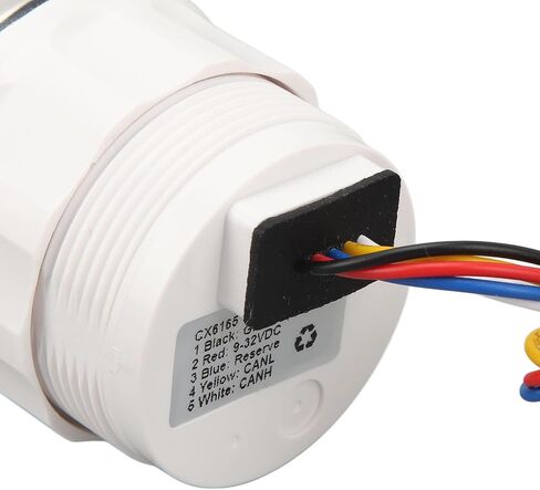 AQXREIGHT DC 32V 52MM درجة حرارة الزيت Celsius Fahrenheit ارتفاع درجة حرارة الزيت الكهربائي لليخوت RV قوارب الصيد أبيض درجة حرارة الفضة مدي درجة المقياس هذا العهد in Saudi Arabia