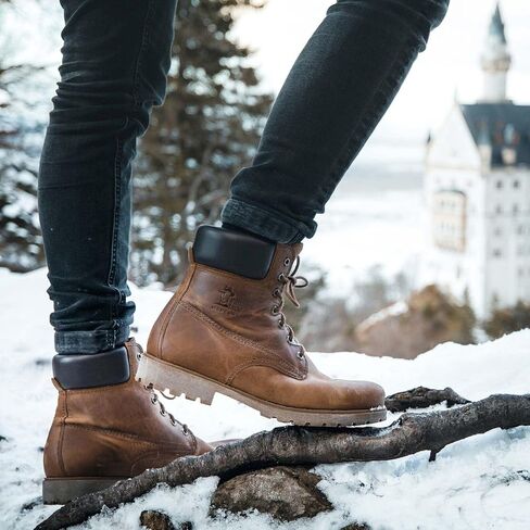 Panama Jack 03 Mens Waterproof Leather Hiking Ankle Boots in Saudi Arabia