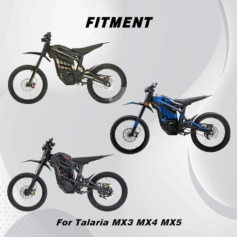 دراجة الأوتاد الخلفية الأوتاد الأوتاد الألومنيوم CNC قوس دواسة الراحة راحة في Talaria MX3/MX4/MX5 دراجة الأوساخ الكهربائية أسود in Saudi Arabia