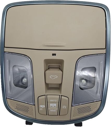 فتحة سقف داخلية مع Switch Console Map Lamp ، ضوء القراءة الأمامي للسيارة مع مجموعة تخزين النظارات لـ Hyundai Sonata ، استبدال 92810C3000-Beige in Saudi Arabia