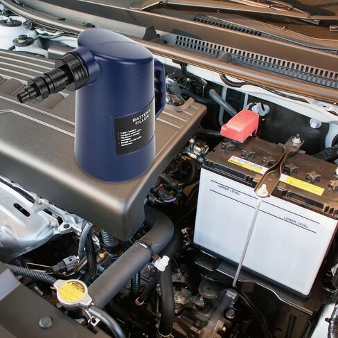 Battery Filler 2L Battery Jug Filler Golf Cart/Deep Cycle Battery Jug Water Filler Bottle Heavy Duty Battery Filler Bottle with Auto Shut and Drip Free Valve (Deep Blue) in Saudi Arabia