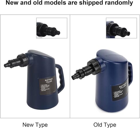 Battery Filler 2L Battery Jug Filler Golf Cart/Deep Cycle Battery Jug Water Filler Bottle Heavy Duty Battery Filler Bottle with Auto Shut and Drip Free Valve (Deep Blue) in Saudi Arabia