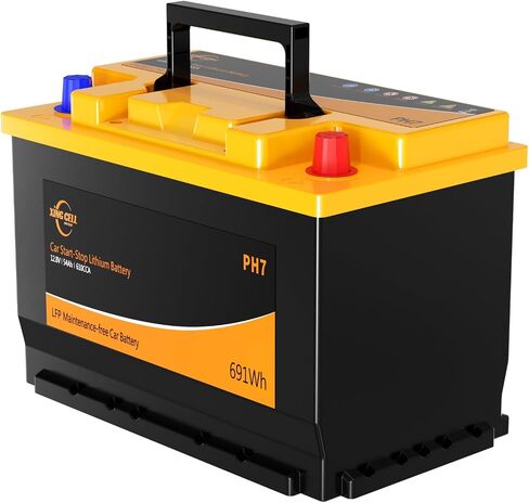 Xingcell PH7 12V Group 94R LifePo4 Lithium-ion Car Battery مع Life Cycle Life و Lightweight Design لاستبدال السيارات وصوت السيارات in Saudi Arabia