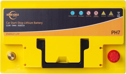 Xingcell PH7 12V Group 94R LifePo4 Lithium-ion Car Battery مع Life Cycle Life و Lightweight Design لاستبدال السيارات وصوت السيارات in Saudi Arabia