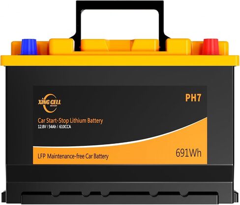 Xingcell PH7 12V Group 94R LifePo4 Lithium-ion Car Battery مع Life Cycle Life و Lightweight Design لاستبدال السيارات وصوت السيارات in Saudi Arabia