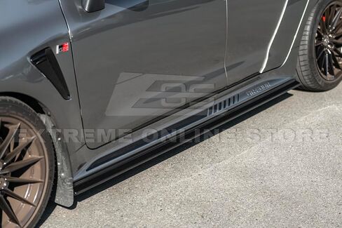 Replacement for 2023-2024 Toyota E210 GR Corolla Models | GR Style Front Bumper Lip Splitter & Side Skirts Rocker Panel Extension Pair & Rear Apron Lip Side Spat (ABS Plastic - Matte Black) in Saudi Arabia