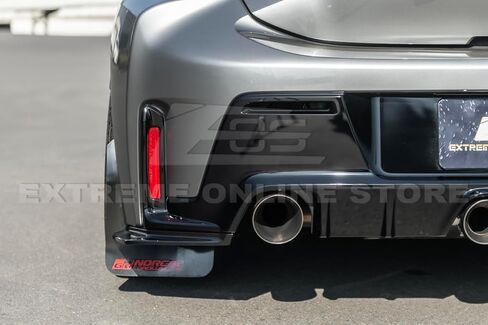 Replacement for 2023-2024 Toyota E210 GR Corolla Models | GR Style Front Bumper Lip Splitter & Side Skirts Rocker Panel Extension Pair & Rear Apron Lip Side Spat (ABS Plastic - Matte Black) in Saudi Arabia