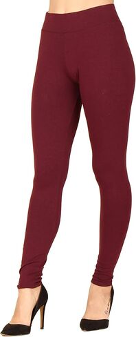 Lildy Women's Wide Waistband Cotton Leggings in Kuwait