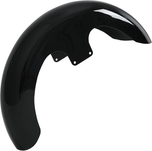 دراجة نارية Fender for Harley ، Slmoto Gloss Black Motorcycle Front Fender 21 "Wheels Wrap Fits for Harley Touring Road Road Glide Electra Glide Glide Glide Custom Baggers in Kuwait