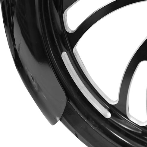 دراجة نارية Fender for Harley ، Slmoto Gloss Black Motorcycle Front Fender 21 "Wheels Wrap Fits for Harley Touring Road Road Glide Electra Glide Glide Glide Custom Baggers in Kuwait
